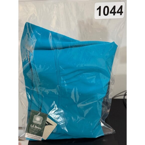 L.L.Bean New Swim Skirt Size 12 Teal Blue Sunblocking 13" Swim Bottom UPF 50 - Picture 9 of 9
